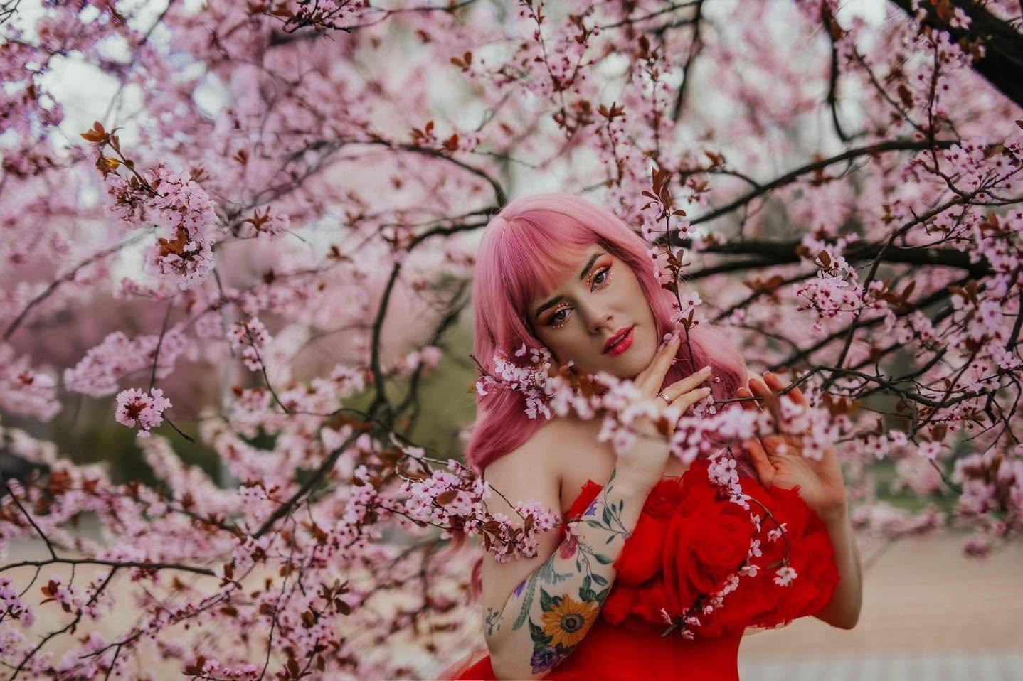 Patrycja Kamela podczas warsztatów fotograficznych